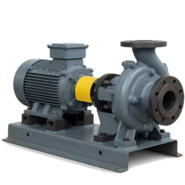CP-80 end-suction pump with motor on a steel baseplate