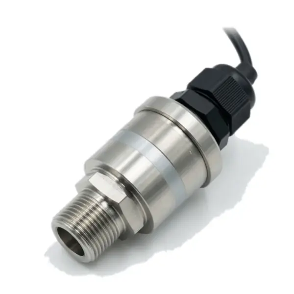 PT-10 stainless steel pressure transmitter with a cable gland
